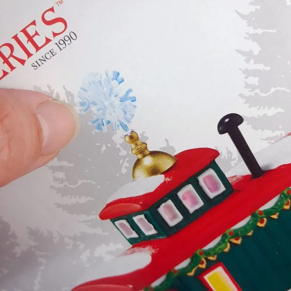 Dept 56 North Pole‎ Christmas Village NORTHERN LIGHTS CABOOSE 4050968 READ
